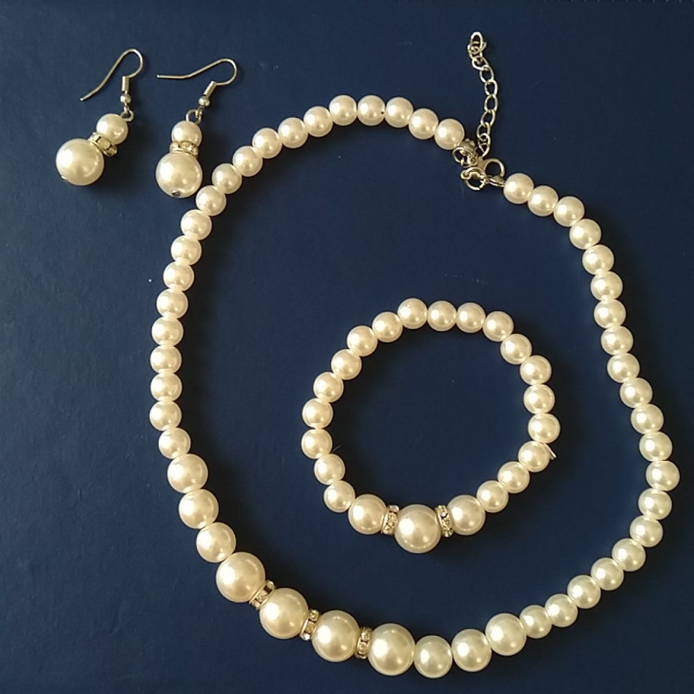 Pearl set - faux pearl